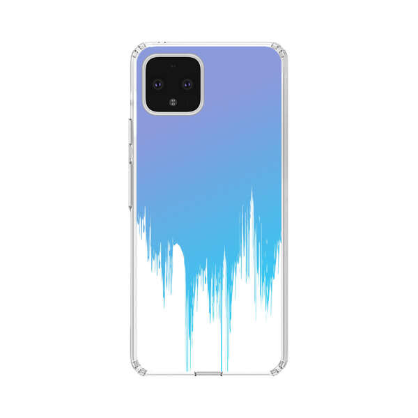 Abstract Blue and Purple Dripping Paint Google Pixel 4 XL Case