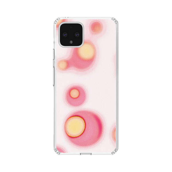 Abstract Pink and Yellow Blobs Google Pixel 4 XL Case
