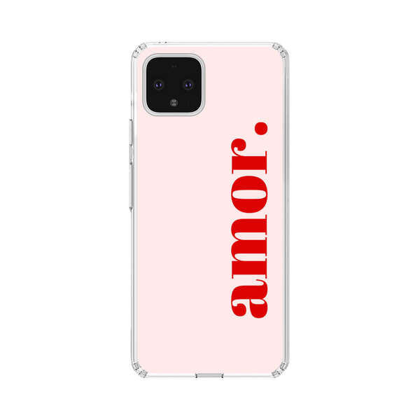 Amor Love Bold Red Text Google Pixel 4 XL Case