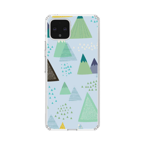Colorful Abstract Mountain Pattern Google Pixel 4 XL Case