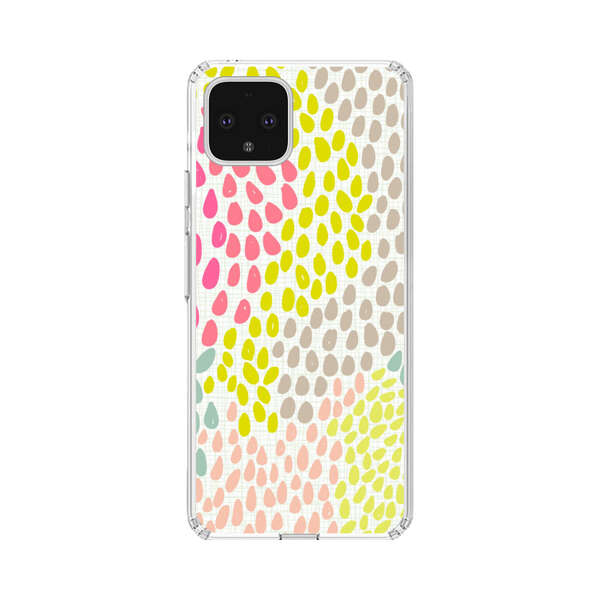 Colorful Abstract Teardrop Pattern Google Pixel 4 XL Case