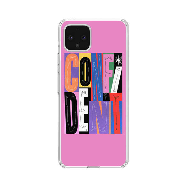 Confident Bold Colorful Typography Google Pixel 4 XL Case