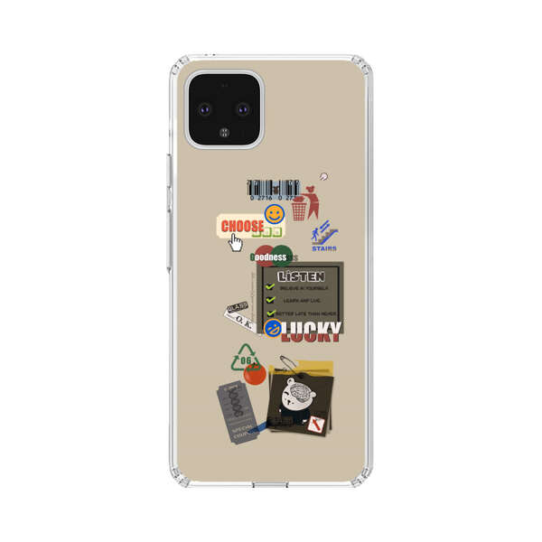 Creative Collage of Motivational Elements Google Pixel 4 XL Case
