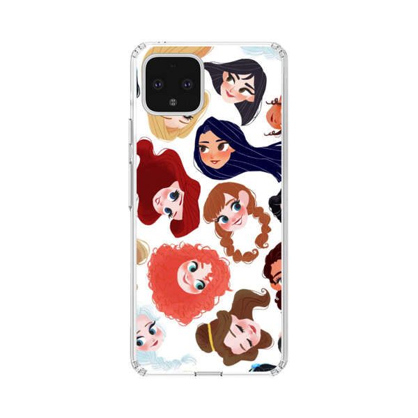 Diverse Animated Girl Faces Google Pixel 4 XL Case