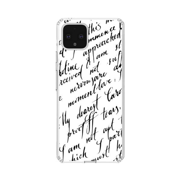 Handwritten Calligraphy Google Pixel 4 XL Case