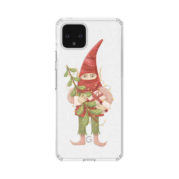 Holiday Gnome with Mistletoe and Gift Google Pixel 4 XL Case