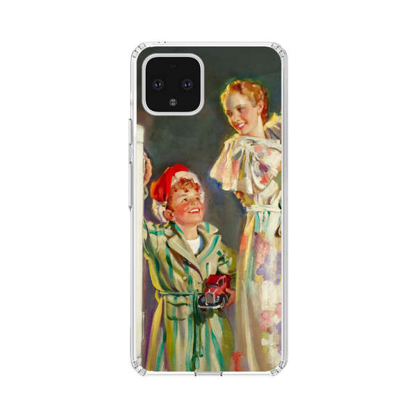 Joyful Family Christmas Celebration Google Pixel 4 XL Case