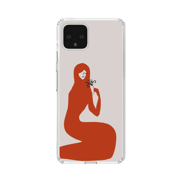 Minimalist Abstract Woman Silhouette Google Pixel 4 XL Case