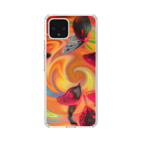 Psychedelic Butterflies Swirl Google Pixel 4 XL Case