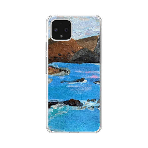 Rocky Coastline Ocean Painting Google Pixel 4 XL Case
