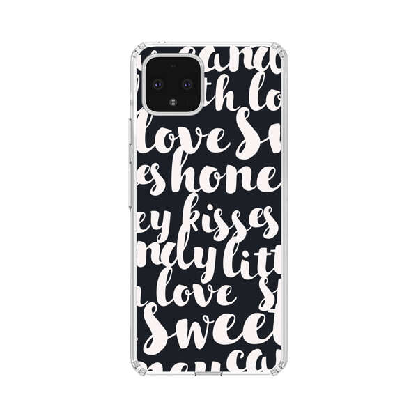 Sweet Honey Kisses Love Sugar Candy Pattern Google Pixel 4 XL Case