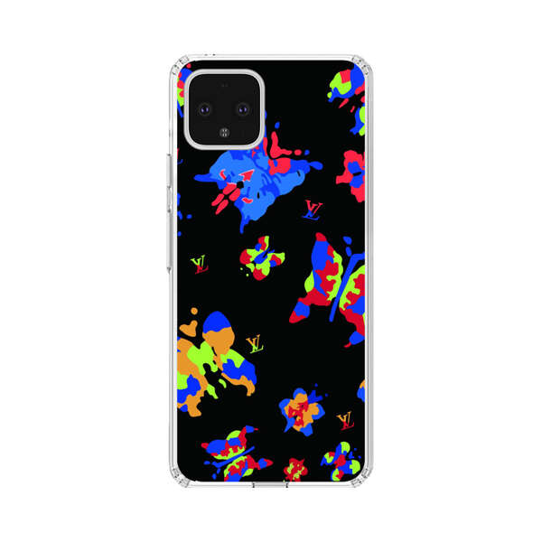 Vibrant Abstract Butterflies and Floral Splashes Google Pixel 4 XL Case