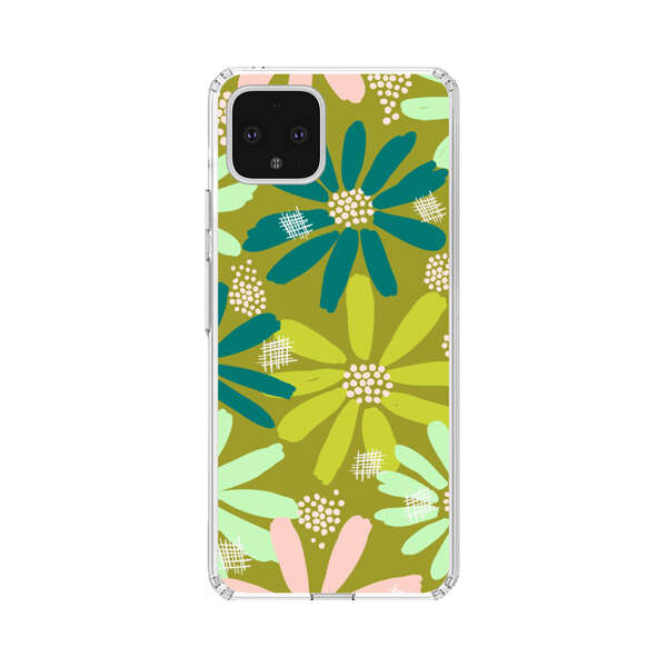 Vibrant Floral Daisy Pattern Google Pixel 4 XL Case