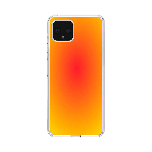 Vibrant Red Focal Point with Yellow Gradient Background Google Pixel 4 XL Case