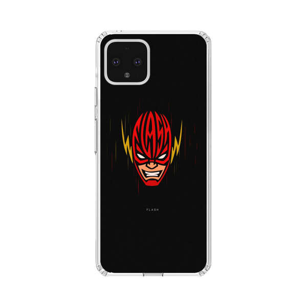 Vibrant Superhero Face with Lightning Bolts Google Pixel 4 XL Case
