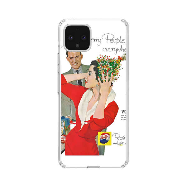 Vintage Pepsi-Cola Holiday Advertisement Google Pixel 4 XL Case