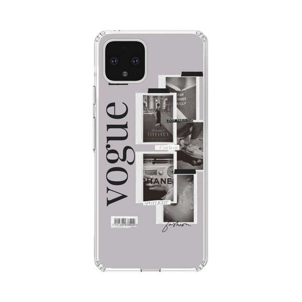 Vogue Fashion Collage Minimalist Google Pixel 4 XL Case