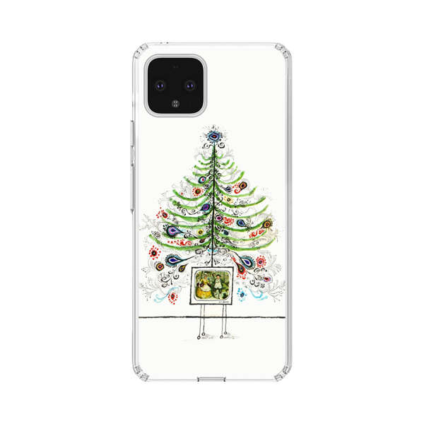 Whimsical Christmas Tree Artistic Design Google Pixel 4 XL Case