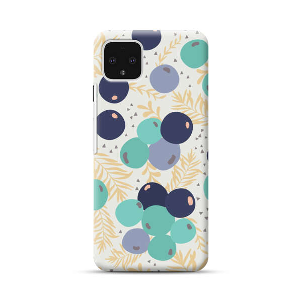Abstract Berries Pattern Google Pixel 4 XL Hard Case