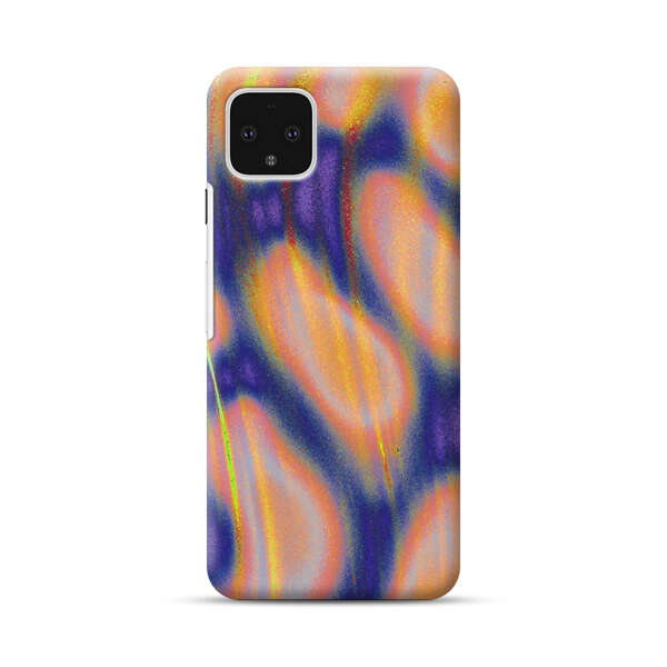 Abstract Vibrant Swirl Art Google Pixel 4 XL Hard Case