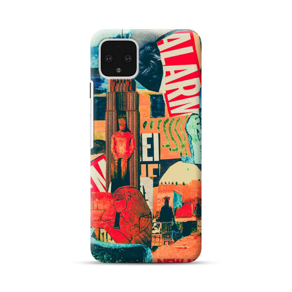 Artistic Urban Collage Google Pixel 4 XL Hard Case