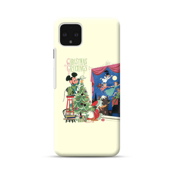 Christmas Disney Mickey Mouse and Peter Pan Google Pixel 4 XL Hard Case