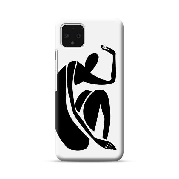 Minimalist Abstract Human Figure Google Pixel 4 XL Hard Case