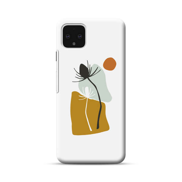 Minimalist Abstract Nature Design Google Pixel 4 XL Hard Case