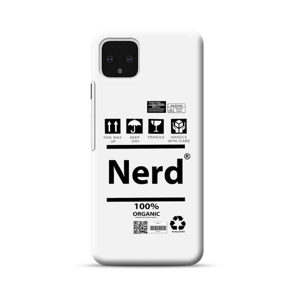 Minimalist Nerd Shipping Icons Design Google Pixel 4 XL Hard Case