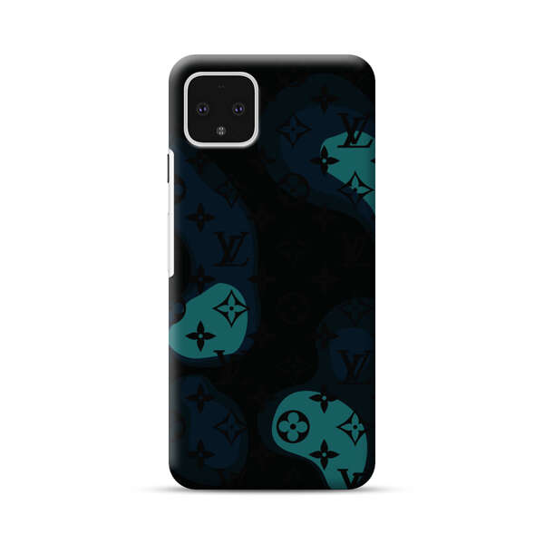 Modern Abstract Question Marks with Luxury Motifs Google Pixel 4 XL Hard Case