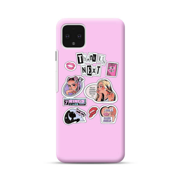 Pop Art Fashion Stickers Google Pixel 4 XL Hard Case
