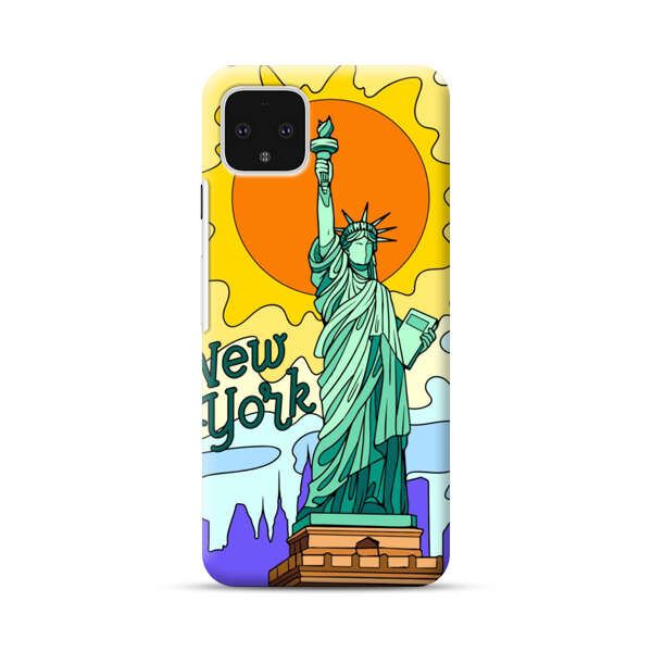 Statue of Liberty New York Artistic Sun Google Pixel 4 XL Hard Case