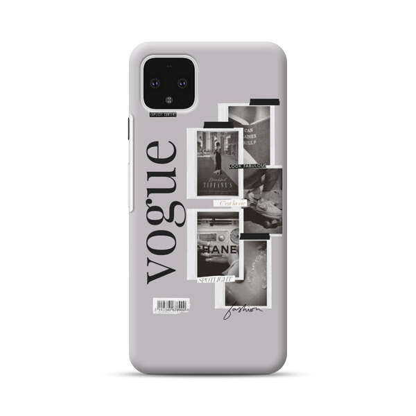 Vogue Fashion Collage Minimalist Google Pixel 4 XL Hard Case
