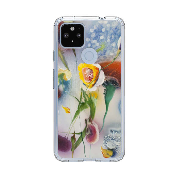 Abstract Colorful Flowers Google Pixel 4a 5G Case