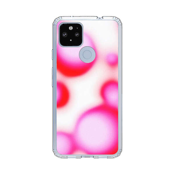 Abstract Pink and Red Blurry Circles Google Pixel 4a 5G Case