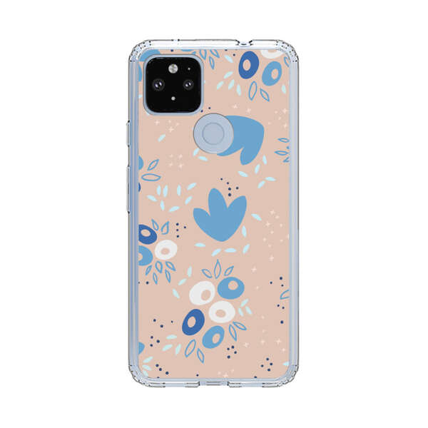 Blue Floral Pattern Google Pixel 4a 5G Case