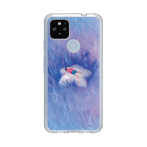 Child Relaxing in Dreamy Field Google Pixel 4a 5G Case
