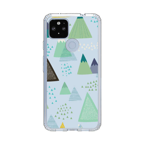 Colorful Abstract Mountain Pattern Google Pixel 4a 5G Case