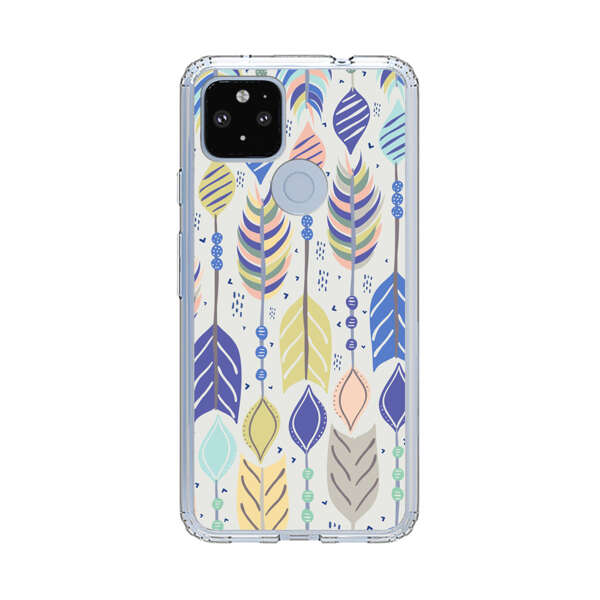 Colorful Feathers Pattern Pastel Google Pixel 4a 5G Case
