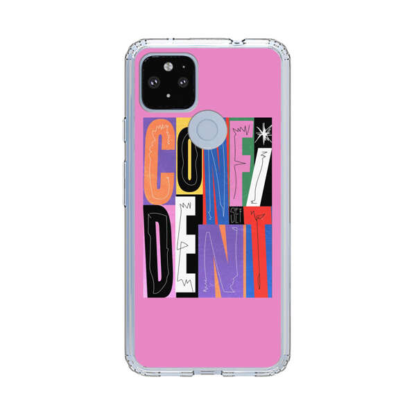 Confident Bold Colorful Typography Google Pixel 4a 5G Case
