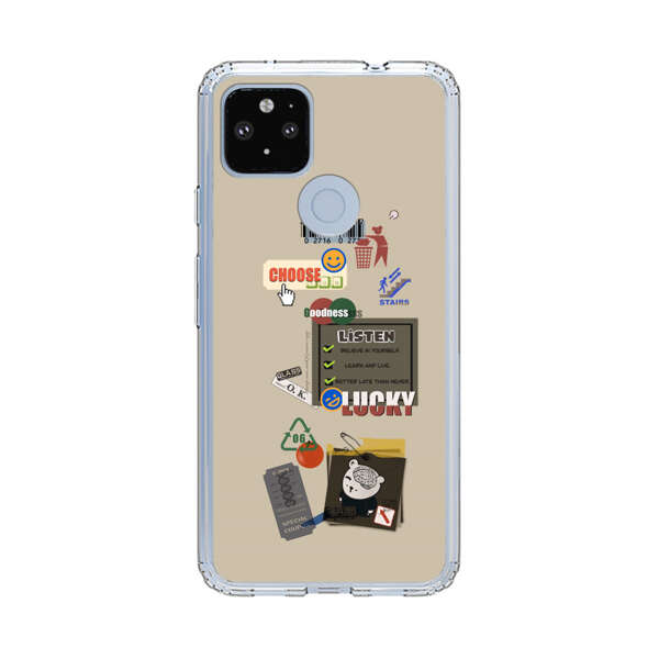 Creative Collage of Motivational Elements Google Pixel 4a 5G Case