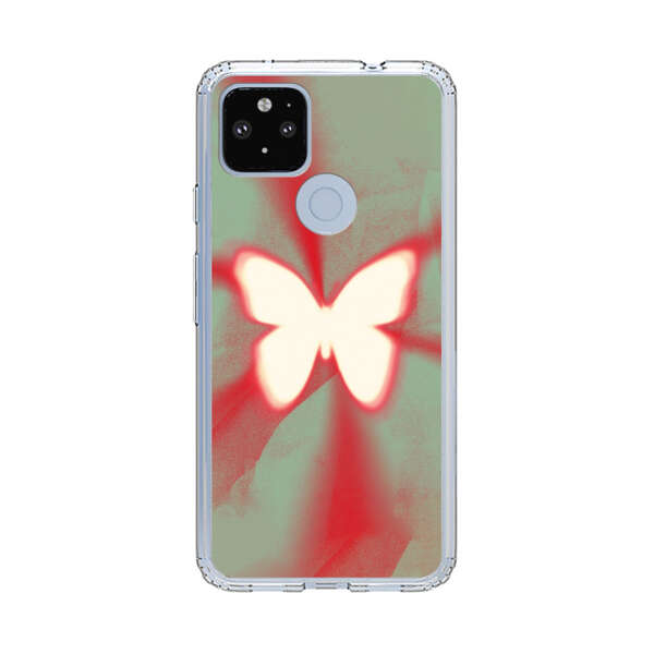 Glowing White Butterfly Abstract Radiant Design Google Pixel 4a 5G Case