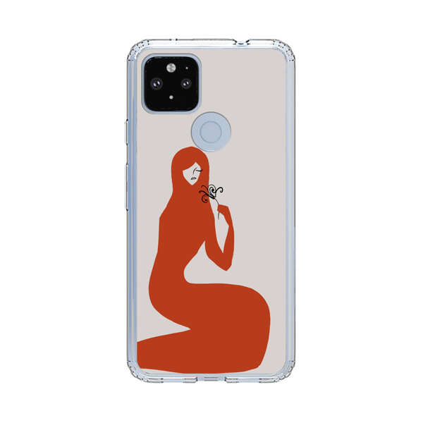 Minimalist Abstract Woman Silhouette Google Pixel 4a 5G Case