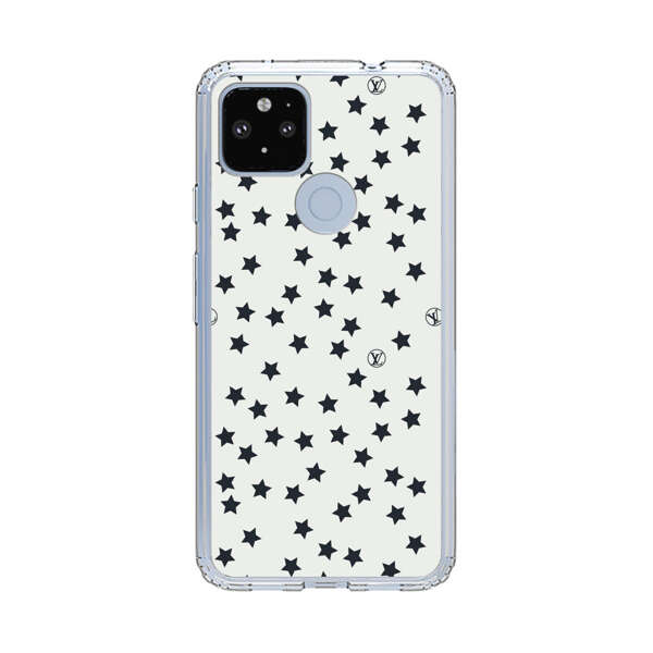 Minimalist Black Stars Pattern Google Pixel 4a 5G Case