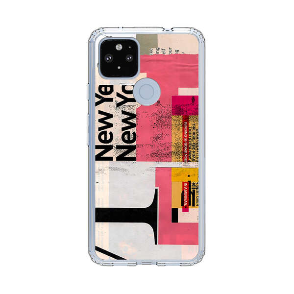 Modern Abstract Collage Artwork Google Pixel 4a 5G Case