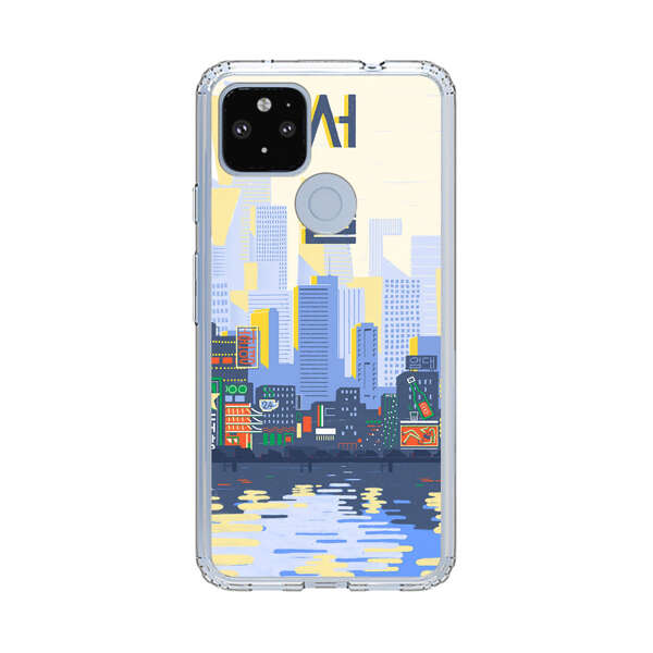Modern City Skyline Reflection Google Pixel 4a 5G Case