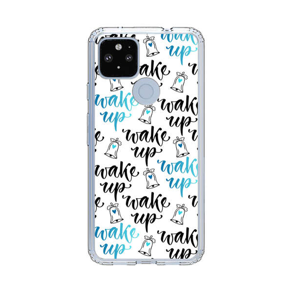Motivational wake up call lettering pattern Google Pixel 4a 5G Case