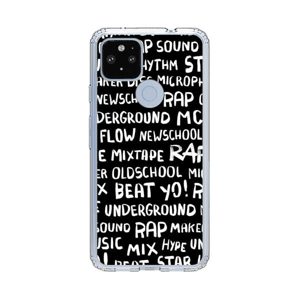 Rap Hip Hop Words Collage Google Pixel 4a 5G Case