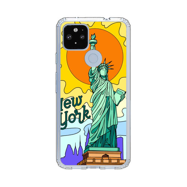 Statue of Liberty New York Artistic Sun Google Pixel 4a 5G Case