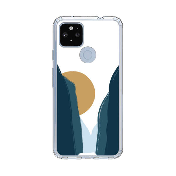 Sunset Between Dark Cliffs Google Pixel 4a 5G Case